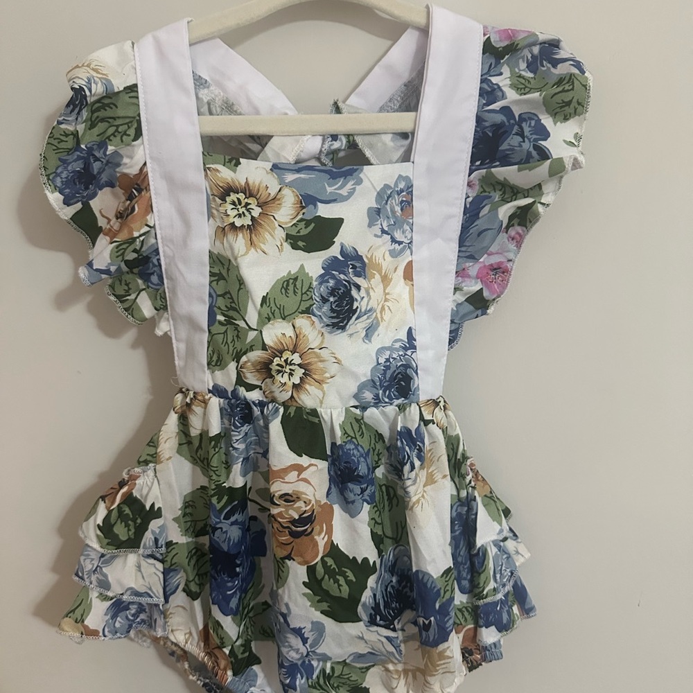 Floral Ruffle Kids Bubble